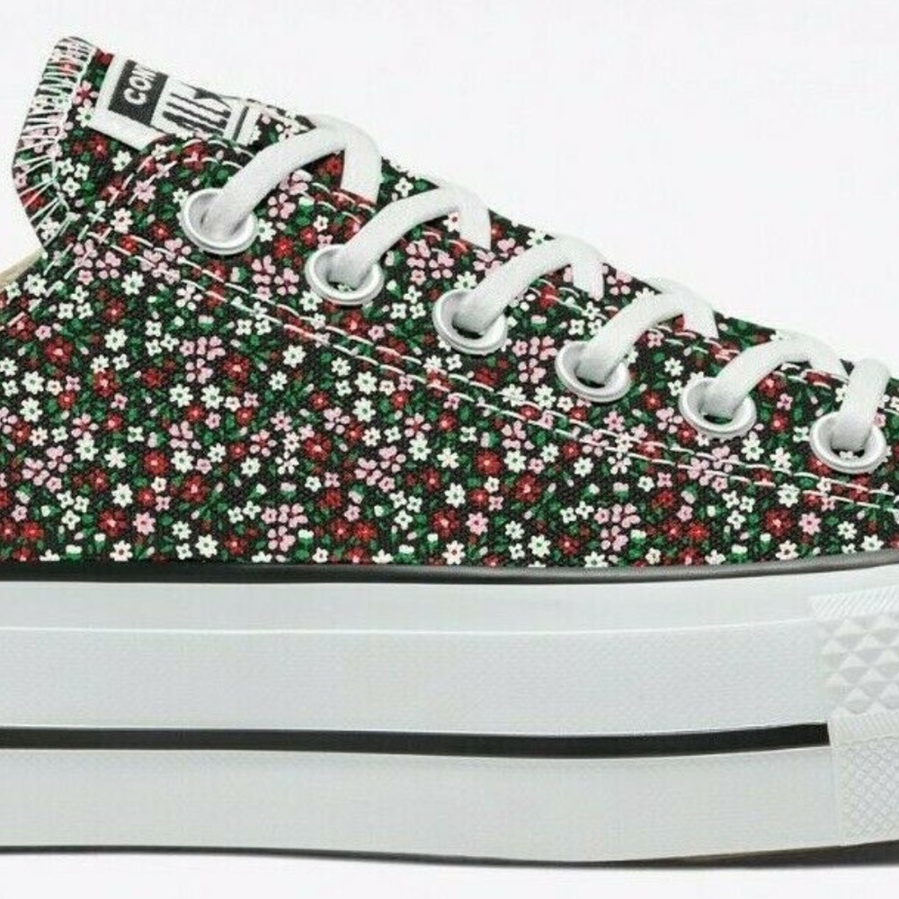 New Converse Vintage Floral Platform CTAS - Picture 2 of 5
